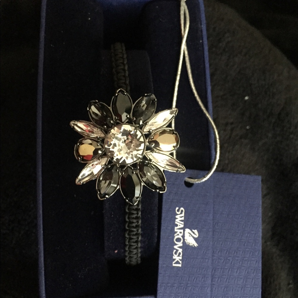 Swarovski shourouk black crystal bracelet - Picture 5 of 8